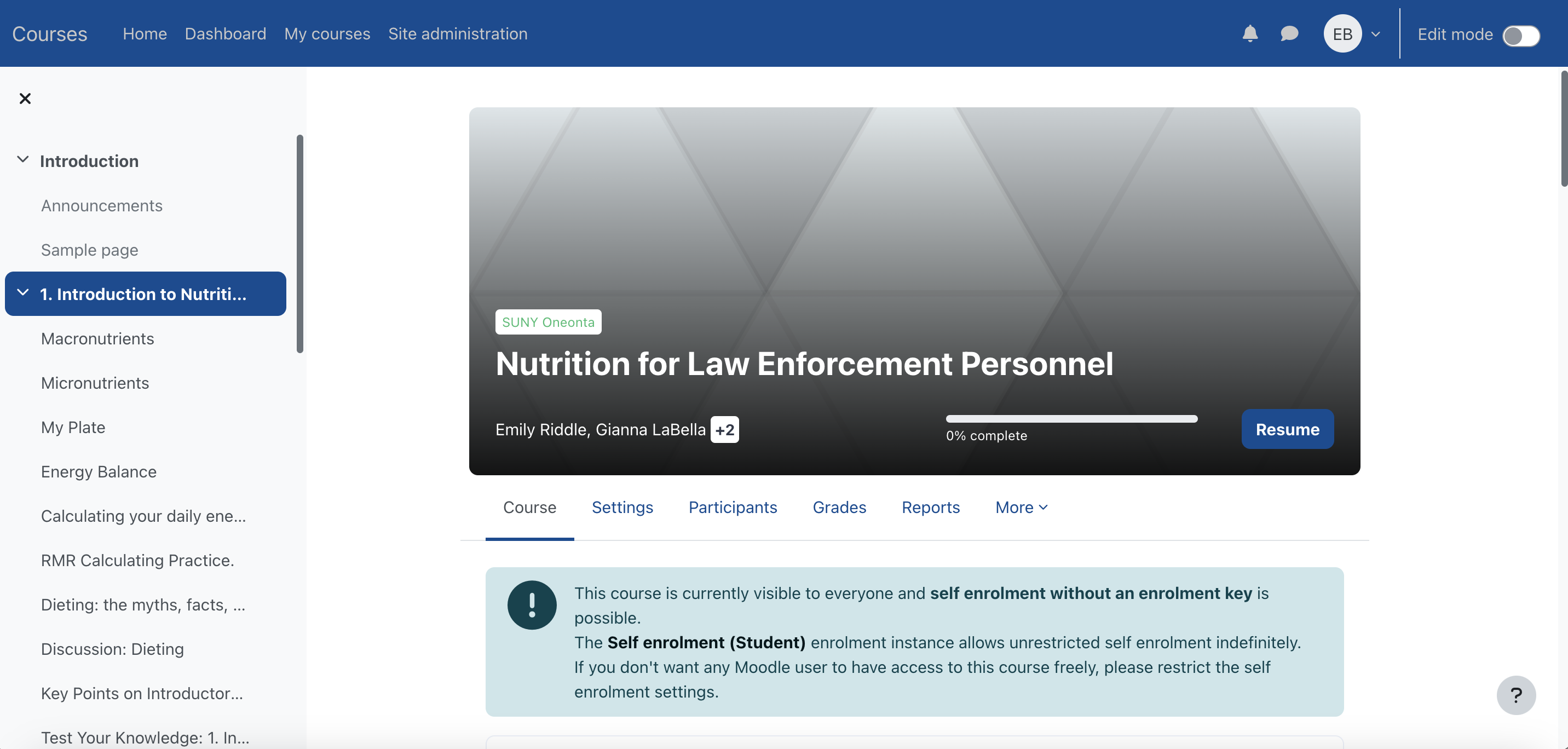 Nutrition for Law Enforcement Personnel